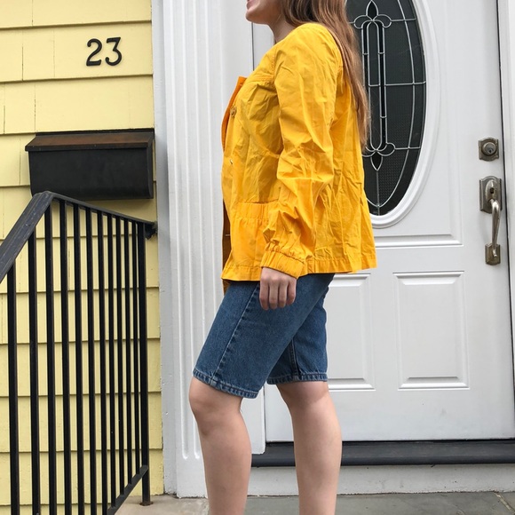Michael Kors bright yellow double breasted jacket - Picture 2 of 8